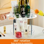 Rotating Container Manufacturer - 2024 Hot 2 Layers Storage Holder