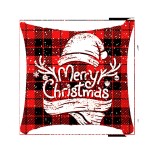 Christmas Cushion Cover Manufacturer - 45x45 Farmhouse Plaid