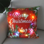 LED Pillow Cover Factory - Christmas Light Decoration 45x45cm