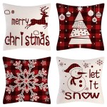 Christmas Pillowcase Factory - Red Cushion Cover Navidad Gift