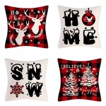 Christmas Pillowcase Factory - Red Cushion Cover Navidad Gift