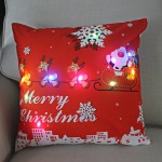 LED Pillow Cover Factory - Christmas Light Decoration 45x45cm