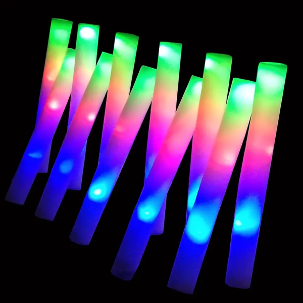 Glow Stick Factory - Multicolor LED Foam Concert Toy