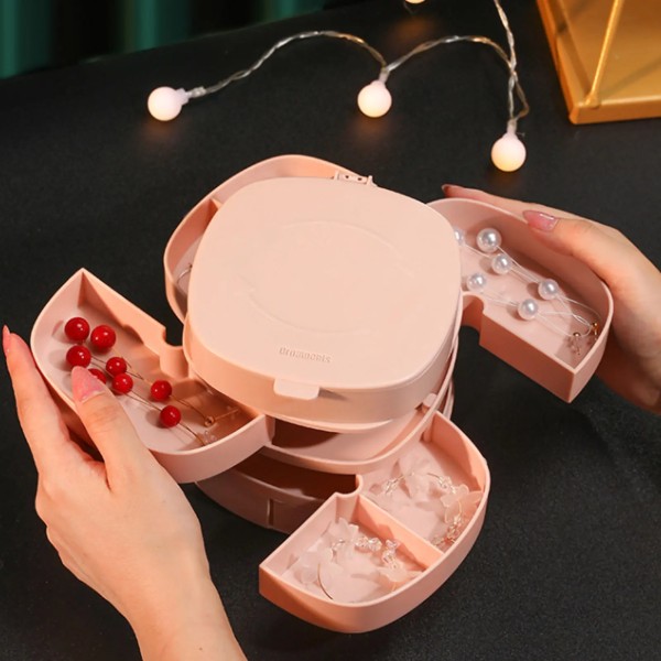 Jewelry Storage Box Factory - Rotating Display Rack with Cover