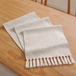 Table Runner Factory - Modern Tassel Cotton Linen Tablecloth