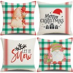 Christmas Pillowcase Factory - Snowflake Red Deer Linen Decor