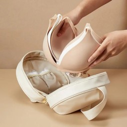 Underwear Storage Bag Manufacturer - PU Zipper Lingerie Pouch