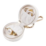 Jewelry Case Manufacturer - PU Leather Round Lightweight