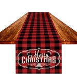 Christmas Table Flag Factory - Linen Antifouling Restaurant Decor