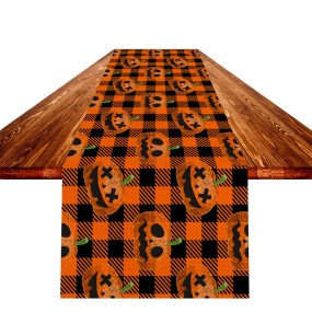 Halloween Table Runner Manufacturer - Linen Gnome Pattern Table Mat