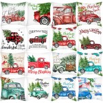 Christmas Cushion Cover Manufacturer - 45x45 Farmhouse Plaid