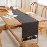 Table Runner Manufacturer - Burnt Orange Burlap Farmhouse Decor