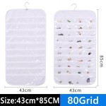 Jewelry Storage Bag Factory - 80 Pockets Dustproof Hanging