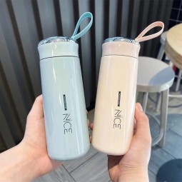 Glass Water Bottle Factory - 400ML Leakproof BPA Free