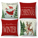 Christmas Cushion Cover Factory - 45x45 Xmas Gift Pillowcase