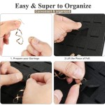 Jewelry Bag Factory - Wall-mounted Felt Earrings Storage