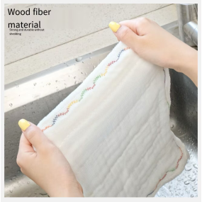 Dishwashing Cloth Factory - Rainbow Cotton Yarn Absorbent