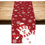 Christmas Table Runner Manufacturer - Linen Printed Gnome Decoration