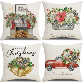 Christmas Cushion Cover Manufacturer - Exquisite Printing Xmas Case