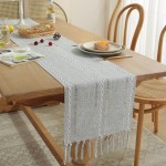 Wedding Table Runner Manufacturer - Rustic Macrame Tassel Decor