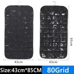 Jewelry Storage Bag Factory - 80 Pockets Dustproof Hanging