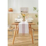 Table Runner Manufacturer - Burlap Tassel Boho Farmhouse Decor