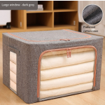 Storage Box Factory - 66L Cotton Linen Folding