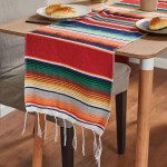 Mexican Blanket Factory - Sofa Cover Tablecloth Woven Tassel