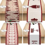 Christmas Table Runner Factory - Linen Anti-fouling Dinner Decor
