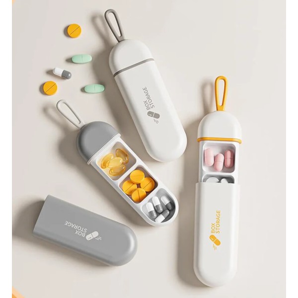 Pill Box Manufacturer - Nordic Style 3 Grids Dispenser