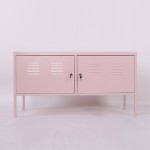 Storage Cabinet Manufacturer - Metal 2 Doors 4 Shelves Lockable