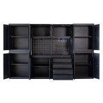 File Cabinet Manufacturer - 4 Doors Metal Glass Door Office