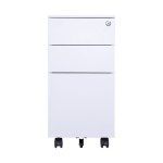Work File Cabinet Manufacturer - Office Movable 3 Drawers with Lock