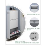 Industrial TV Cabinet Manufacturer - Morden 3 Doors Media Steel