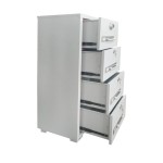 Steel Storage Cabinet Manufacturer - Anti-tilt Protection 3-Drawer