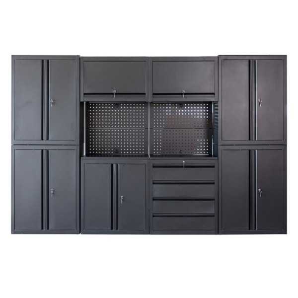 File Cabinet Manufacturer - 4 Doors Metal Glass Door Office