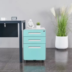 Filing Cabinet Manufacturer - Office Furniture 3 Drawer Movable