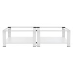 Laundry Pedestal Manufacturer - Metal Front Load Double Shelf
