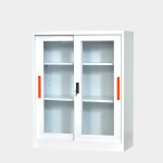 Glass Door Cabinet Manufacturer - Steel File with Lock Storage