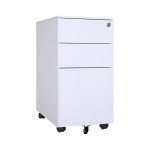 Work File Cabinet Manufacturer - Office Movable 3 Drawers with Lock