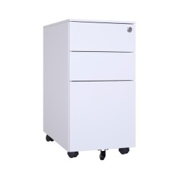 Work File Cabinet Manufacturer - Office Movable 3 Drawers with Lock