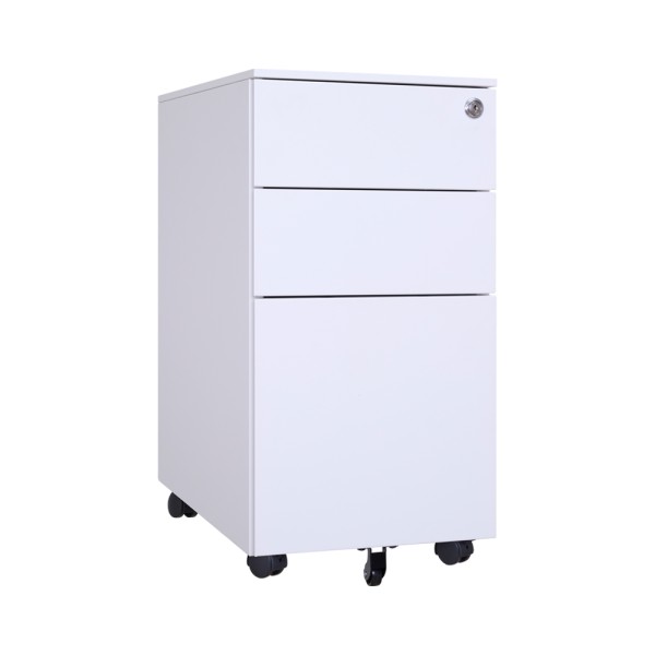Work File Cabinet Manufacturer - Office Movable 3 Drawers with Lock