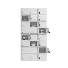 Steel Locker Manufacturer - 24 Door Gym Storage Multi-Door
