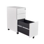 Office Cabinet Manufacturer - 3 Drawer Metal Steel Movable