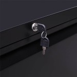 Professional Cabinet Manufacturer - Black Steel 2 Doors 3 Drawers