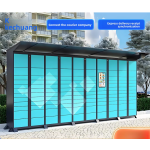 Steel Storage Locker Manufacturer - Touch Screen Facial Recognition Outdoor