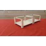 Laundry Pedestal Manufacturer - Metal Front Load Double Shelf