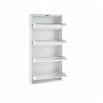 Media Console Manufacturer - 3 Door Metal Locker TV Cabinet
