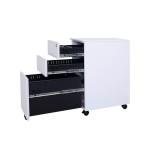Work File Cabinet Manufacturer - Office Movable 3 Drawers with Lock