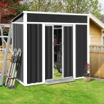 Patio Shed Manufacturer - Easy Assembled Backyard Storage
